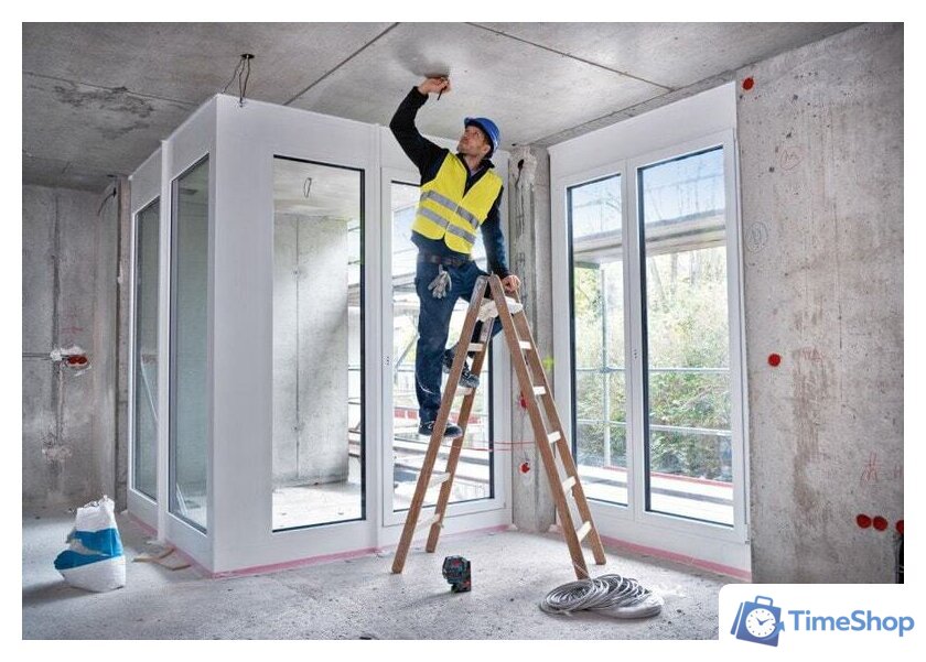 Лазерный нивелир Bosch GCL 2-50 G Professional 0601066M00 (RM 10) - Изображение №7 — Интернет-магазин Time-Shop