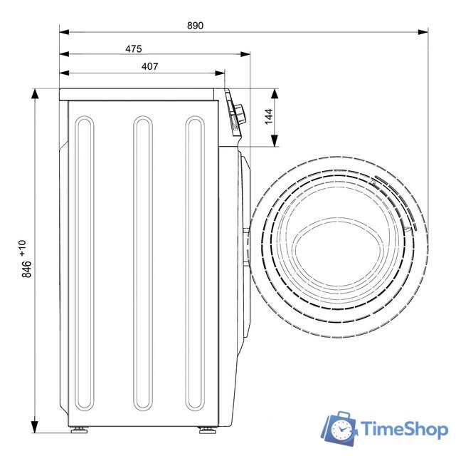 Стиральная машина ATLANT СМА 60У1210-00 - Изображение №11 — Интернет-магазин Time-Shop