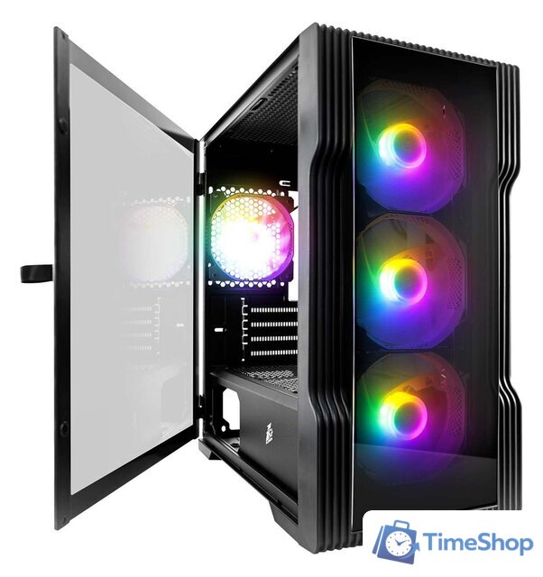 Корпус 1stPlayer Trilobite T3-G (черный) - Изображение №1 — Интернет-магазин Time-Shop