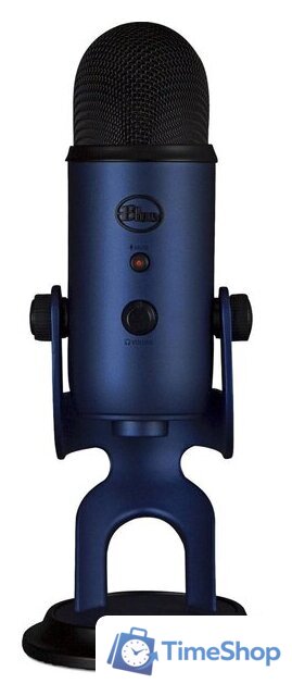 Проводной микрофон Blue Yeti (синий) - Изображение №2 — Интернет-магазин Time-Shop