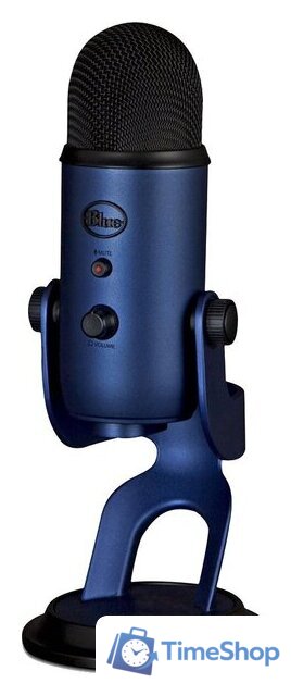 Проводной микрофон Blue Yeti (синий) - Изображение №1 — Интернет-магазин Time-Shop