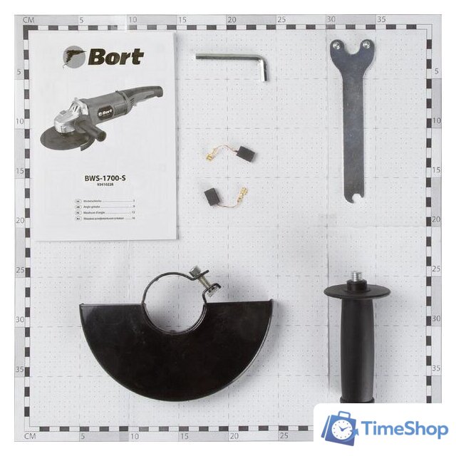 Угловая шлифмашина Bort BWS-1700-S - Изображение №7 — Интернет-магазин Time-Shop