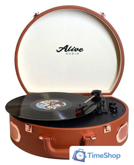 Виниловый проигрыватель Alive Audio Movie (французский шоколад) - Изображение №1 — Интернет-магазин Time-Shop
