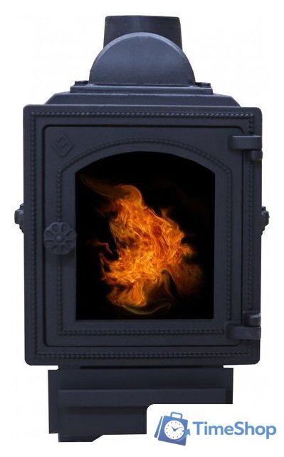 Свободностоящая печь-камин ComfortProm Чугун со стеклом 26 м3 - Изображение №4 — Интернет-магазин Time-Shop