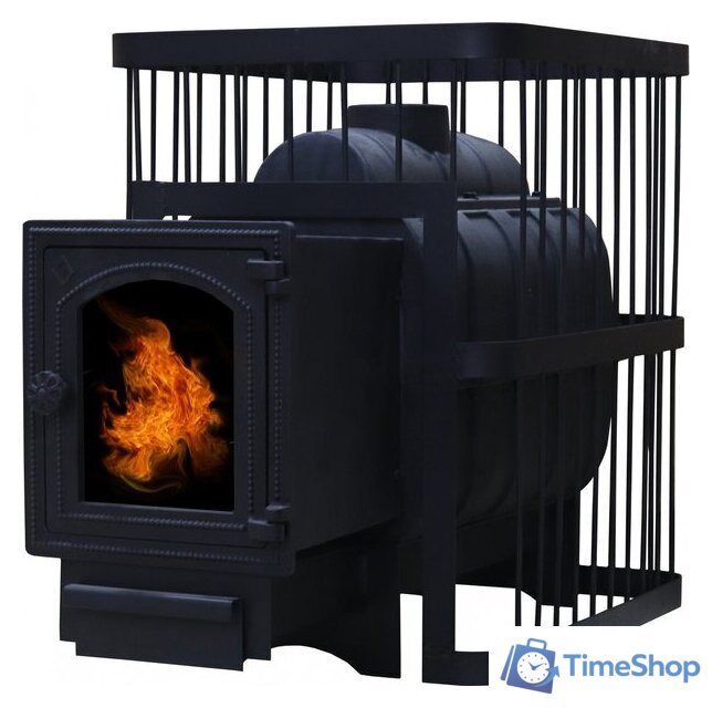 Свободностоящая печь-камин ComfortProm Чугун со стеклом 26 м3 - Изображение №1 — Интернет-магазин Time-Shop