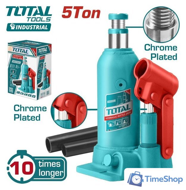 Бутылочный домкрат Total THT109054 5т - Изображение №1 — Интернет-магазин Time-Shop