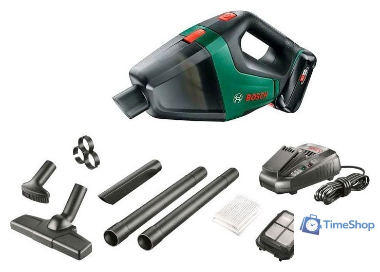 Пылесос Bosch UniversalVac 18 06033B9103 (1 аккумулятор) - Изображение №1 — Интернет-магазин Time-Shop