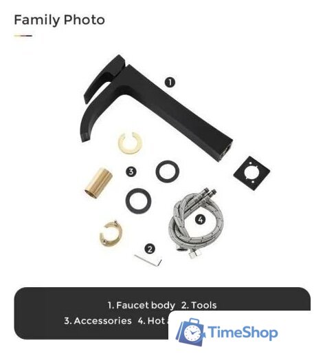 Смеситель Gappo G1007-86 - Изображение №6 — Интернет-магазин Time-Shop