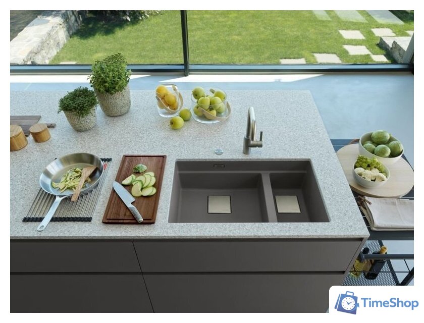 Кухонная мойка Franke Kanon KNG 160-46-21 125.0528.639 (каменно-серый) - Изображение №9 — Интернет-магазин Time-Shop