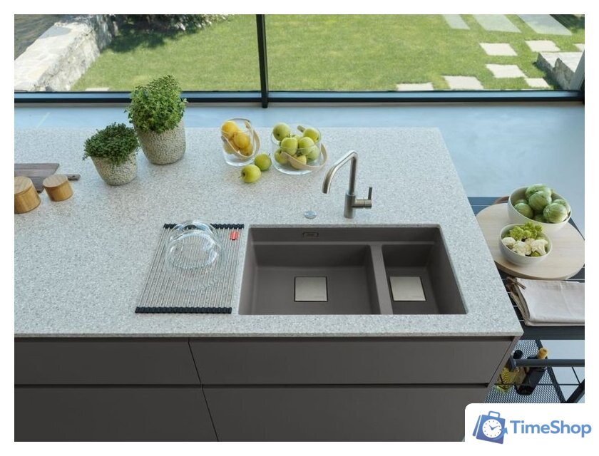 Кухонная мойка Franke Kanon KNG 160-46-21 125.0528.639 (каменно-серый) - Изображение №12 — Интернет-магазин Time-Shop
