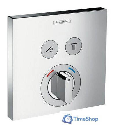 Смеситель без скрытого механизма Hansgrohe ShowerSelect 15768000 - Изображение №1 — Интернет-магазин Time-Shop