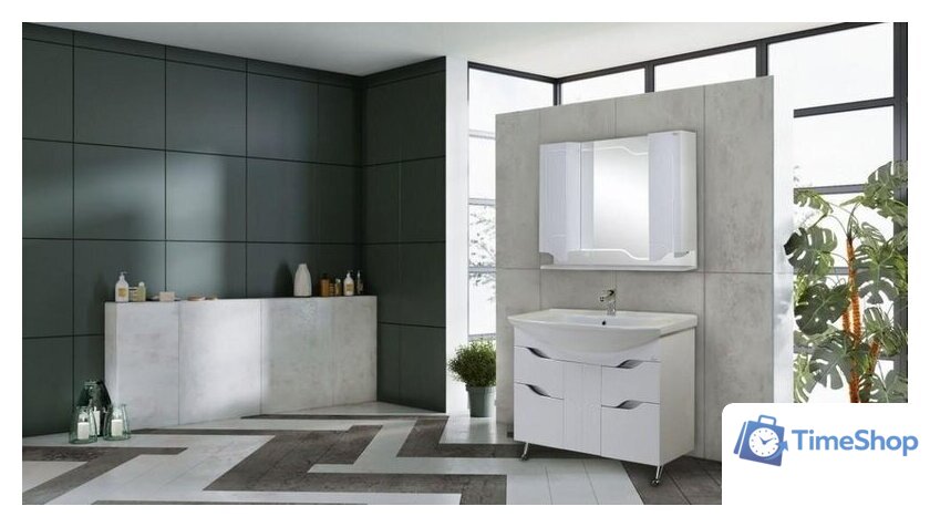  Onika Тумба с умывальником Веронэлла 105.16 110508 + Стиль-105 - Изображение №3 — Интернет-магазин Time-Shop