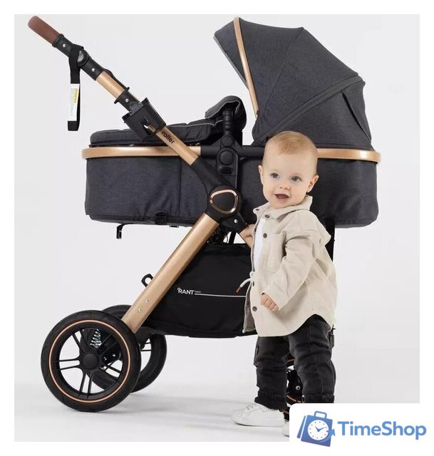 Универсальная коляска Rant Basic Roller Gold RA161 (2 в 1, grey) - Изображение №35 — Интернет-магазин Time-Shop