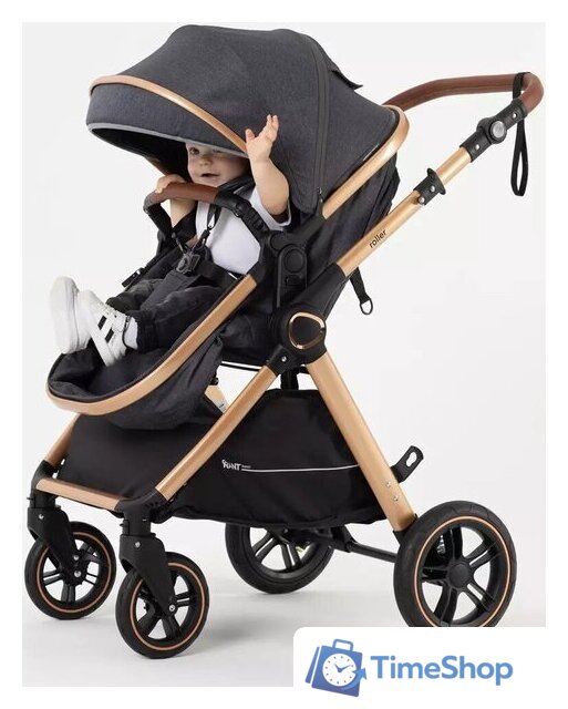 Универсальная коляска Rant Basic Roller Gold RA161 (2 в 1, grey) - Изображение №37 — Интернет-магазин Time-Shop