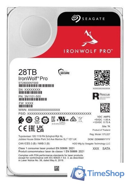 Жесткий диск Seagate IronWolf Pro 28TB ST28000NT000 - Изображение №4 — Интернет-магазин Time-Shop