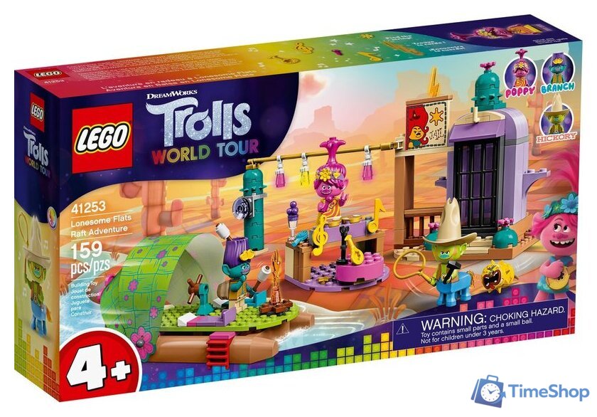 Конструктор LEGO Trolls 41253 Приключение на плоту в Кантри-тауне - Изображение №1 — Интернет-магазин Time-Shop