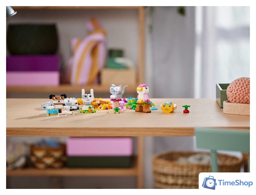 Набор деталей LEGO Classic 11034 Креативные домашние животные - Изображение №13 — Интернет-магазин Time-Shop