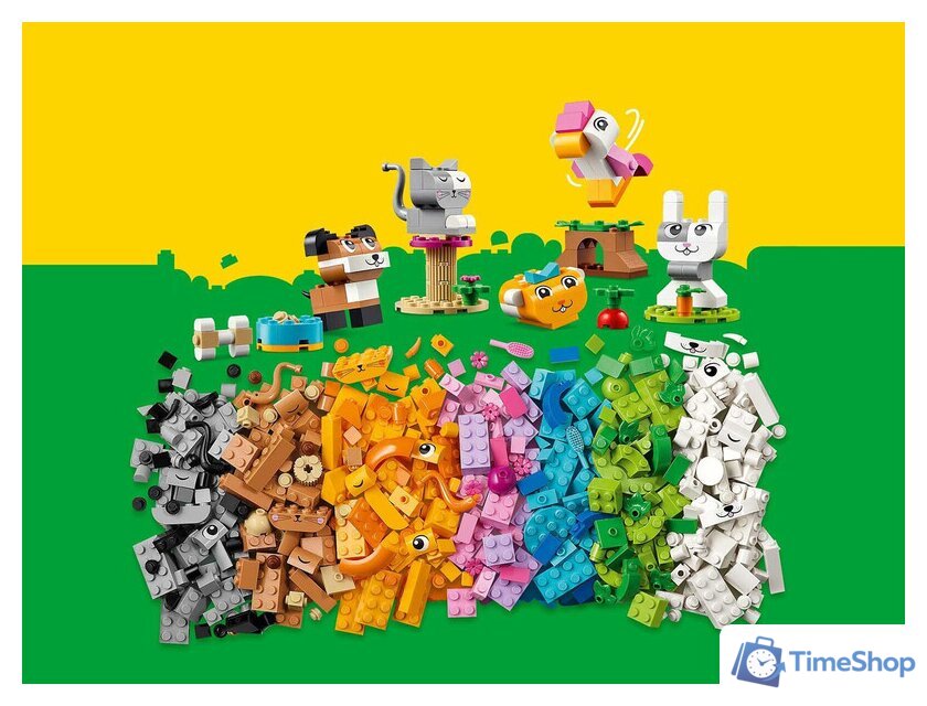 Набор деталей LEGO Classic 11034 Креативные домашние животные - Изображение №2 — Интернет-магазин Time-Shop