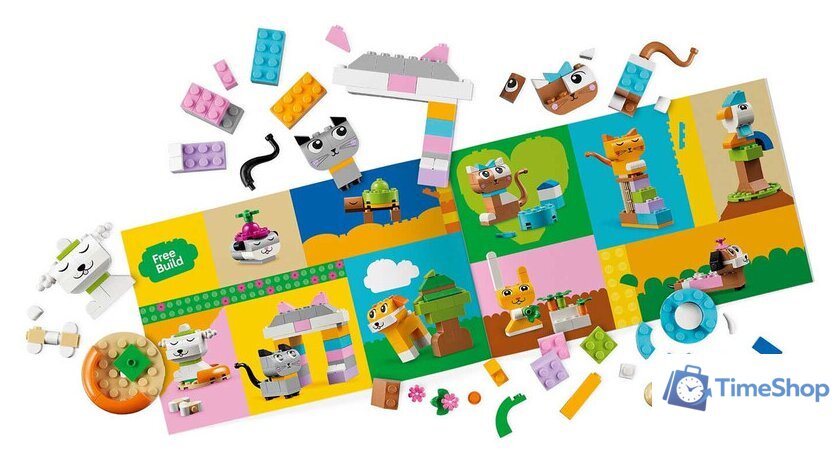 Набор деталей LEGO Classic 11034 Креативные домашние животные - Изображение №10 — Интернет-магазин Time-Shop