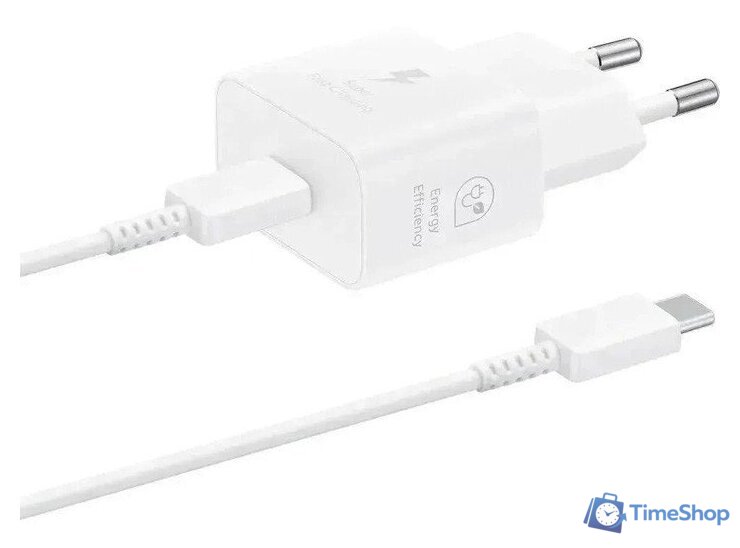 Сетевое зарядное Samsung EP-T2510XWEGEU - Изображение №1 — Интернет-магазин Time-Shop