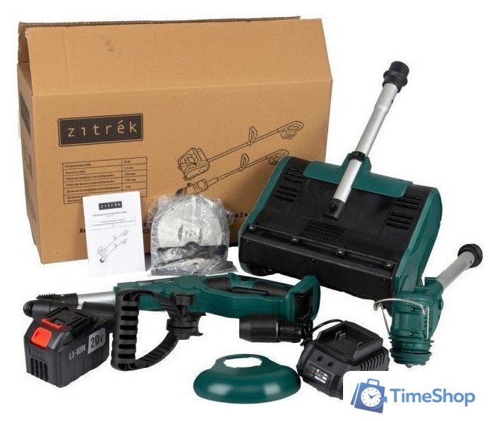  Zitrek ZKST25 083-2060 (снегоуборщик, триммер, 1 АКБ) - Изображение №1 — Интернет-магазин Time-Shop