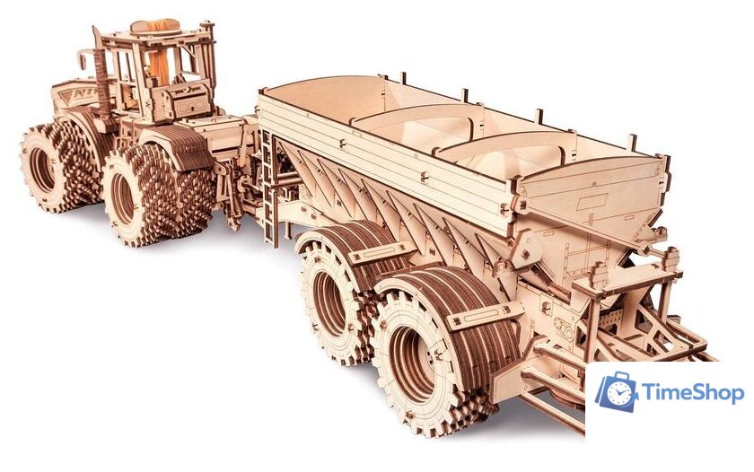 3Д-пазл Eco-Wood-Art Трактор Кировец K-7M - Изображение №6 — Интернет-магазин Time-Shop