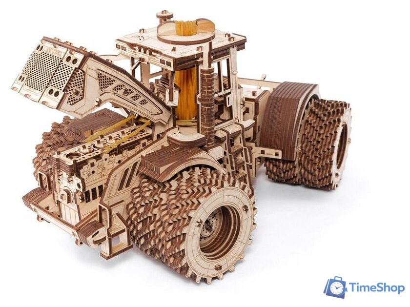 3Д-пазл Eco-Wood-Art Трактор Кировец K-7M - Изображение №5 — Интернет-магазин Time-Shop