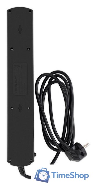 Сетевой фильтр IPPON BK-6-EU-1.8-10-B (1.8м, 6 розеток, черный) - Изображение №4 — Интернет-магазин Time-Shop