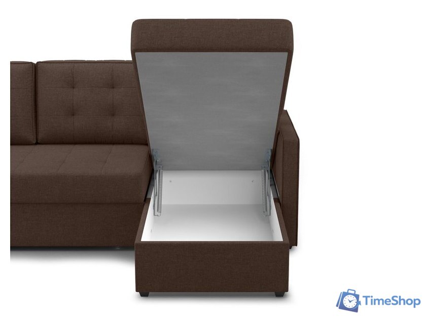 Угловой диван Mio Tesoro Santiago 114 (Savana Chocolate) - Изображение №4 — Интернет-магазин Time-Shop