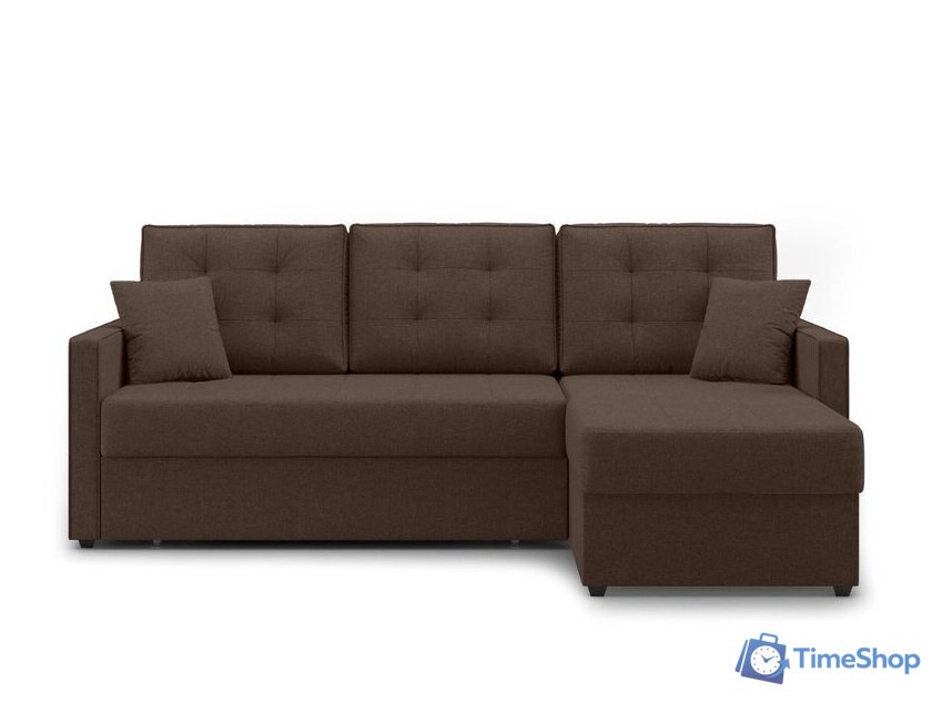 Угловой диван Mio Tesoro Santiago 114 (Savana Chocolate) - Изображение №2 — Интернет-магазин Time-Shop