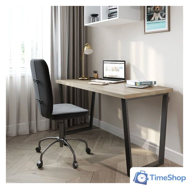 Стол Домус СП013B-K017 12.013.401.07 (черный/вяз светлый) - Изображение №2 — Интернет-магазин Time-Shop