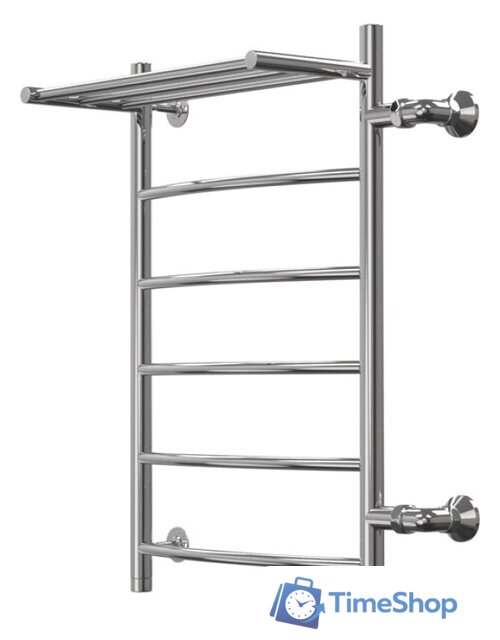 Полотенцесушитель Granula Классик, с полочкой боковое подключение правое 50х80 см - Изображение №1 — Интернет-магазин Time-Shop