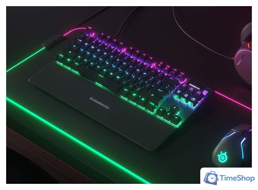 Клавиатура SteelSeries Apex 7 TKL Linear Red (нет кириллицы) - Изображение №9 — Интернет-магазин Time-Shop