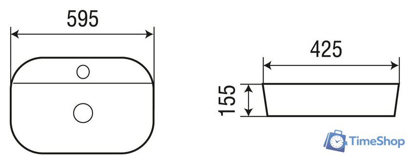 Умывальник WeltWasser Elbach 2236 - Изображение №4 — Интернет-магазин Time-Shop