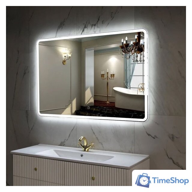  Пекам Зеркало Marta 1 90x60 marta1-90x60s (с подсветкой и сенсором на прикосновение) - Изображение №7 — Интернет-магазин Time-Shop