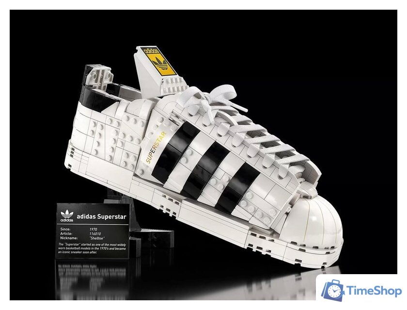 Конструктор LEGO 10282 Кроссовки adidas Originals Superstar - Изображение №9 — Интернет-магазин Time-Shop