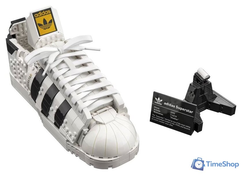 Конструктор LEGO 10282 Кроссовки adidas Originals Superstar - Изображение №3 — Интернет-магазин Time-Shop