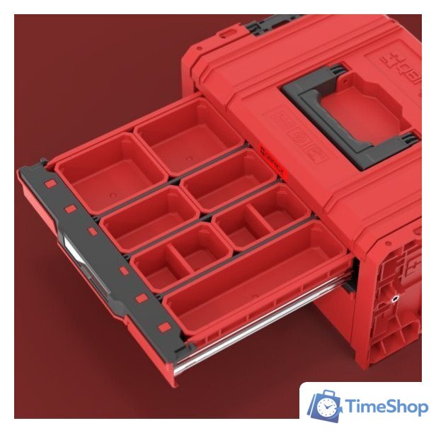 Ящик для инструментов Qbrick System PRO Drawer 2 Toolbox 2.0 Expert Red Ultra SKRQPROD2E2CCZEPG001 - Изображение №5 — Интернет-магазин Time-Shop