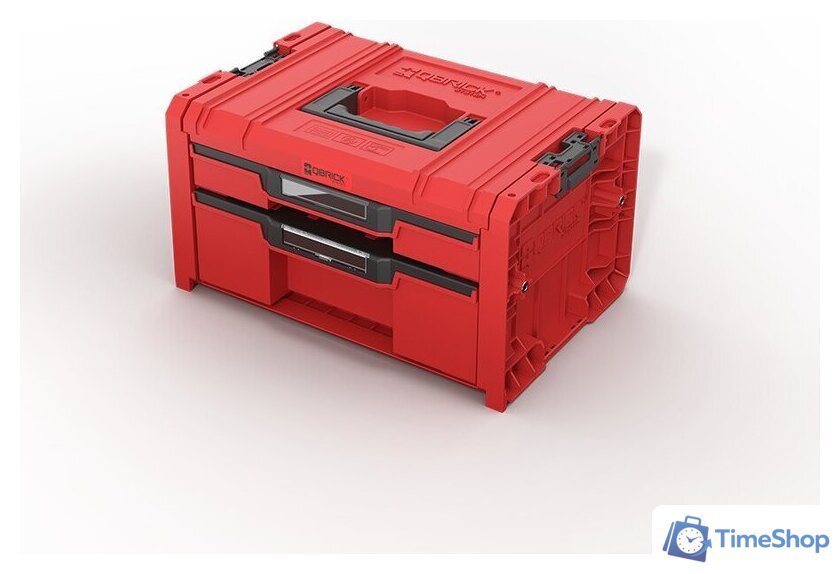 Ящик для инструментов Qbrick System PRO Drawer 2 Toolbox 2.0 Expert Red Ultra SKRQPROD2E2CCZEPG001 - Изображение №2 — Интернет-магазин Time-Shop