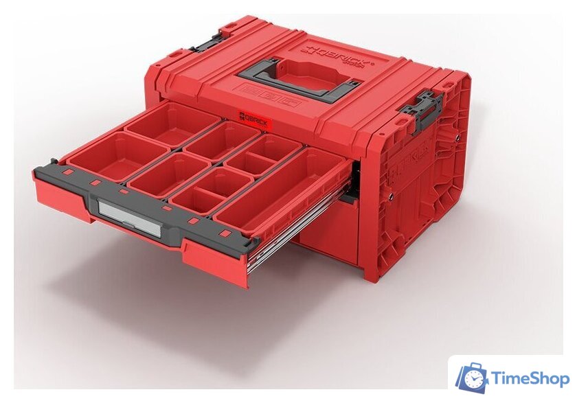 Ящик для инструментов Qbrick System PRO Drawer 2 Toolbox 2.0 Expert Red Ultra SKRQPROD2E2CCZEPG001 - Изображение №6 — Интернет-магазин Time-Shop