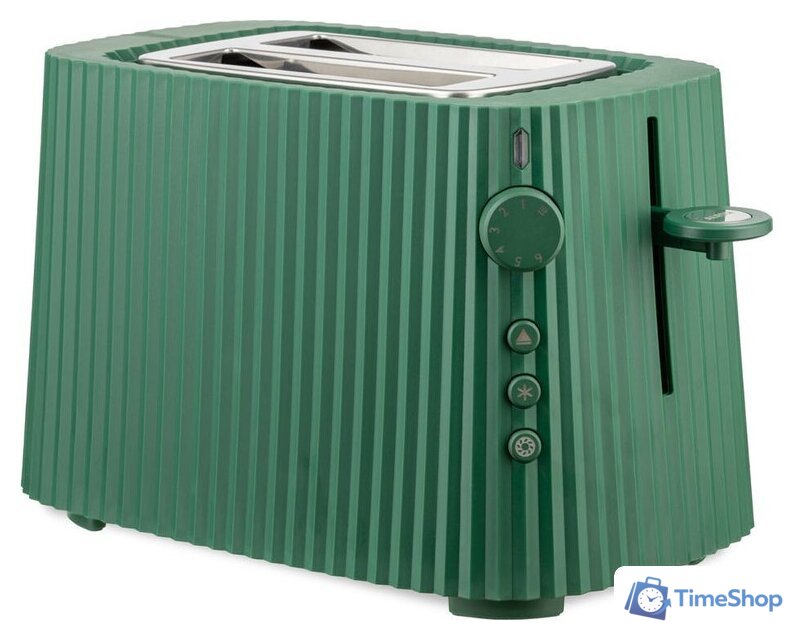 Тостер Alessi Plisse MDL08GR (зеленый) - Изображение №1 — Интернет-магазин Time-Shop