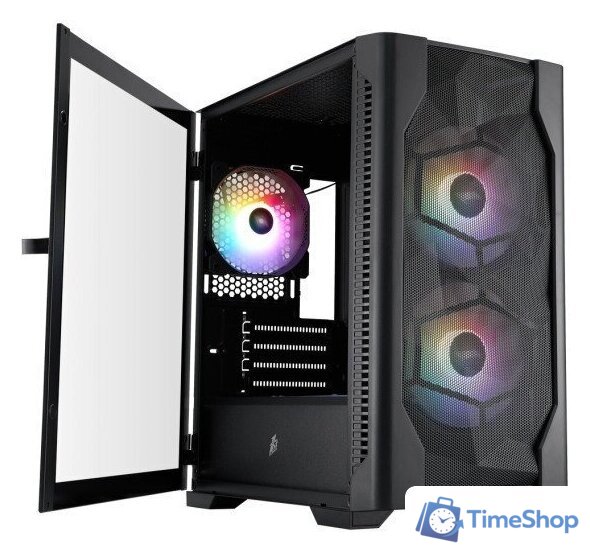 Корпус 1stPlayer D4-M FRGB (черный) - Изображение №5 — Интернет-магазин Time-Shop