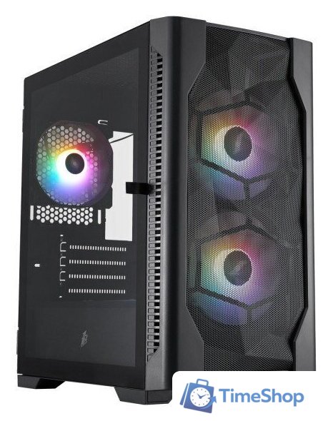 Корпус 1stPlayer D4-M FRGB (черный) - Изображение №1 — Интернет-магазин Time-Shop