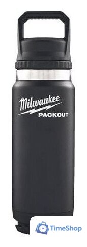 Термос Milwaukee Packout Chug Lid 0.710 л (черный) - Изображение №1 — Интернет-магазин Time-Shop