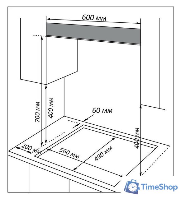Варочная панель Nord (Nordfrost) HS 6041 W - Изображение №2 — Интернет-магазин Time-Shop