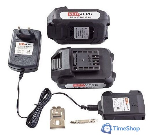 Дрель-шуруповерт RedVerg Power Сompact RD-S18MBL/U (с 2-мя АКБ, кейс) - Изображение №11 — Интернет-магазин Time-Shop