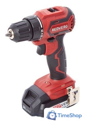Дрель-шуруповерт RedVerg Power Сompact RD-S18MBL/U (с 2-мя АКБ, кейс) - Изображение №2 — Интернет-магазин Time-Shop