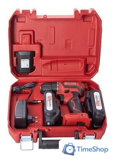 Дрель-шуруповерт RedVerg Power Сompact RD-S18MBL/U (с 2-мя АКБ, кейс) - Изображение №12 — Интернет-магазин Time-Shop