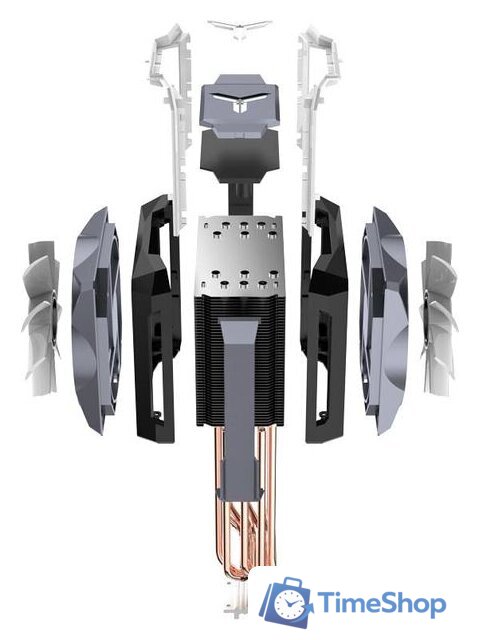 Кулер для процессора Jonsbo CR-1100 (серый) - Изображение №25 — Интернет-магазин Time-Shop