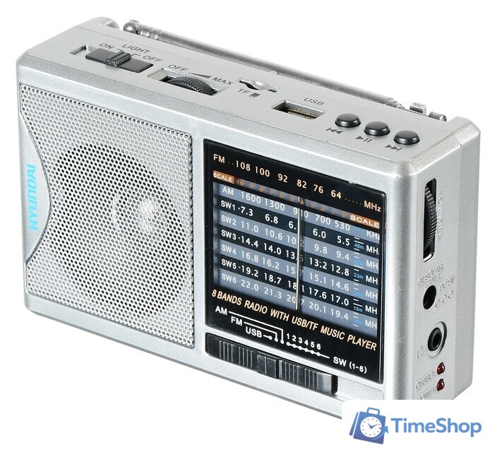 Радиоприемник Hyundai H-PSR160 - Изображение №2 — Интернет-магазин Time-Shop